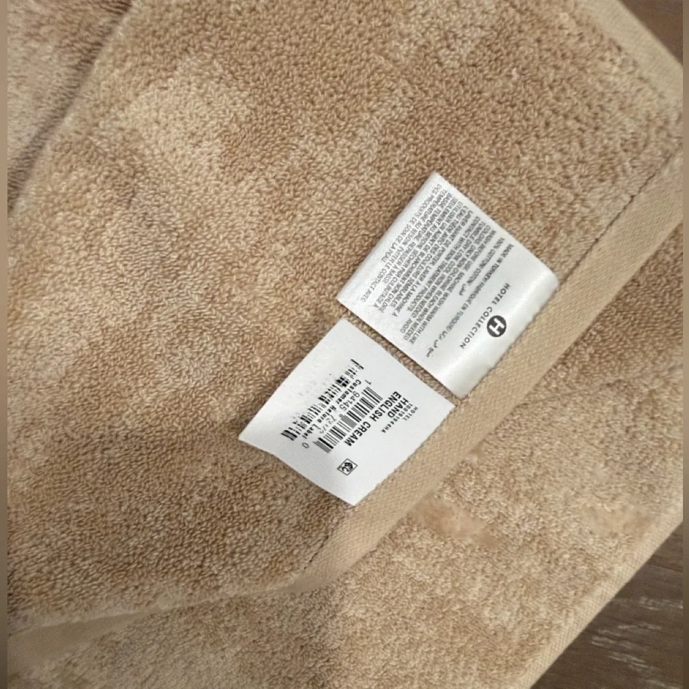 Hotel Collection Turkish Cotton Tan Hand Towel